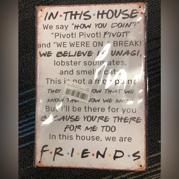 Friends TV Show Sign - Brand New! - Picture 2 of 5